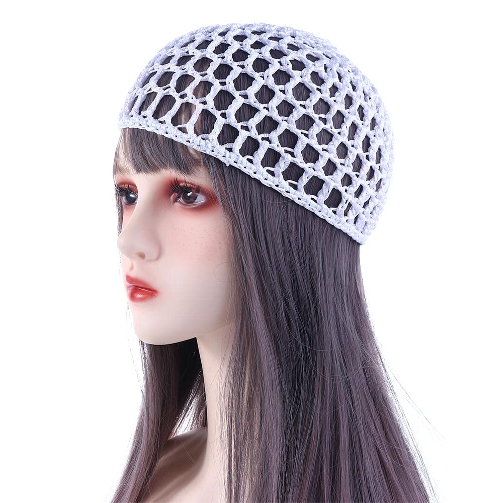 Amazon.com : Mesh Crochet Hair Net Rayon Knit Snood Hat Hair Wraps